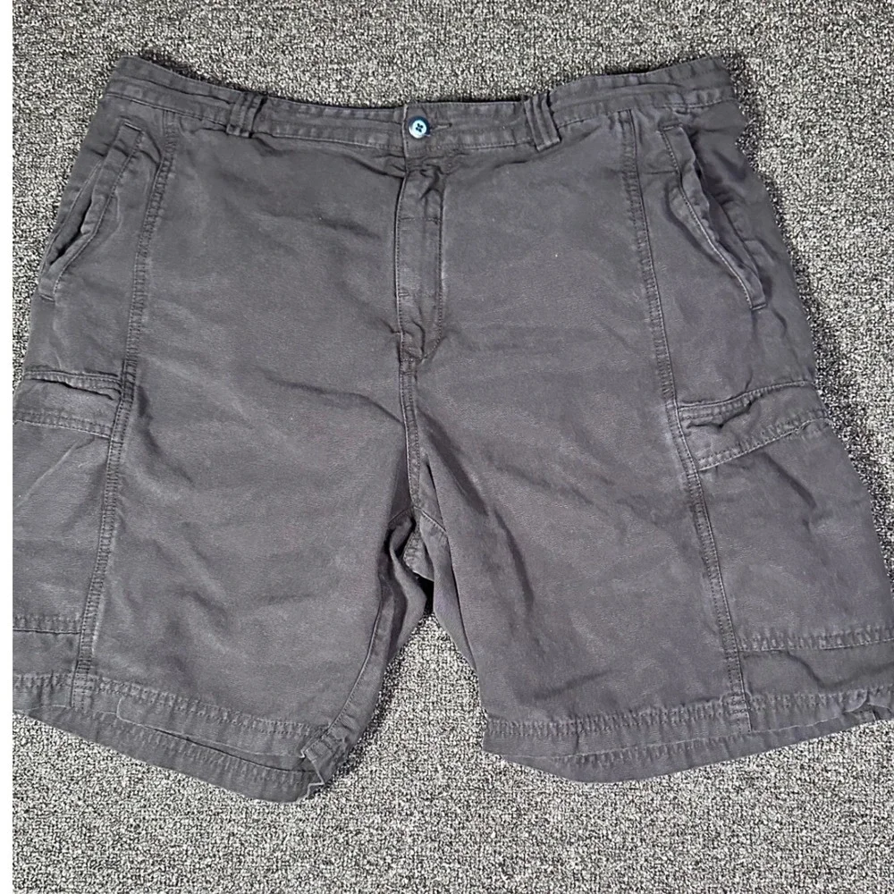 Tommy Bahama Relax Mens 40 Cargo Shorts Black Cotton Blend
